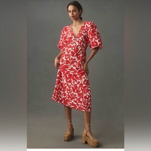 NWT RHODE Resort Ina Filigree Midi Dress 14